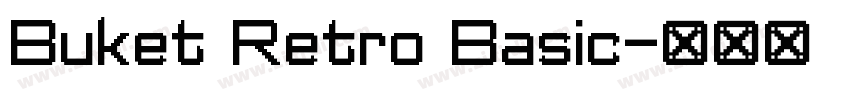 Buket Retro Basic字体转换